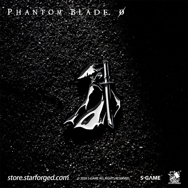 STARFORGED Phantom Blade Zero Master Soul Enamel Pin | Official Licensed Game Merchandise Collectible Gift — Product detail or display scene with Phantom Blade Zero branding