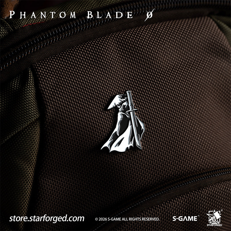 STARFORGED Phantom Blade Zero Master Soul Enamel Pin | Official Licensed Game Merchandise Collectible Gift — Product detail or display scene with Phantom Blade Zero branding
