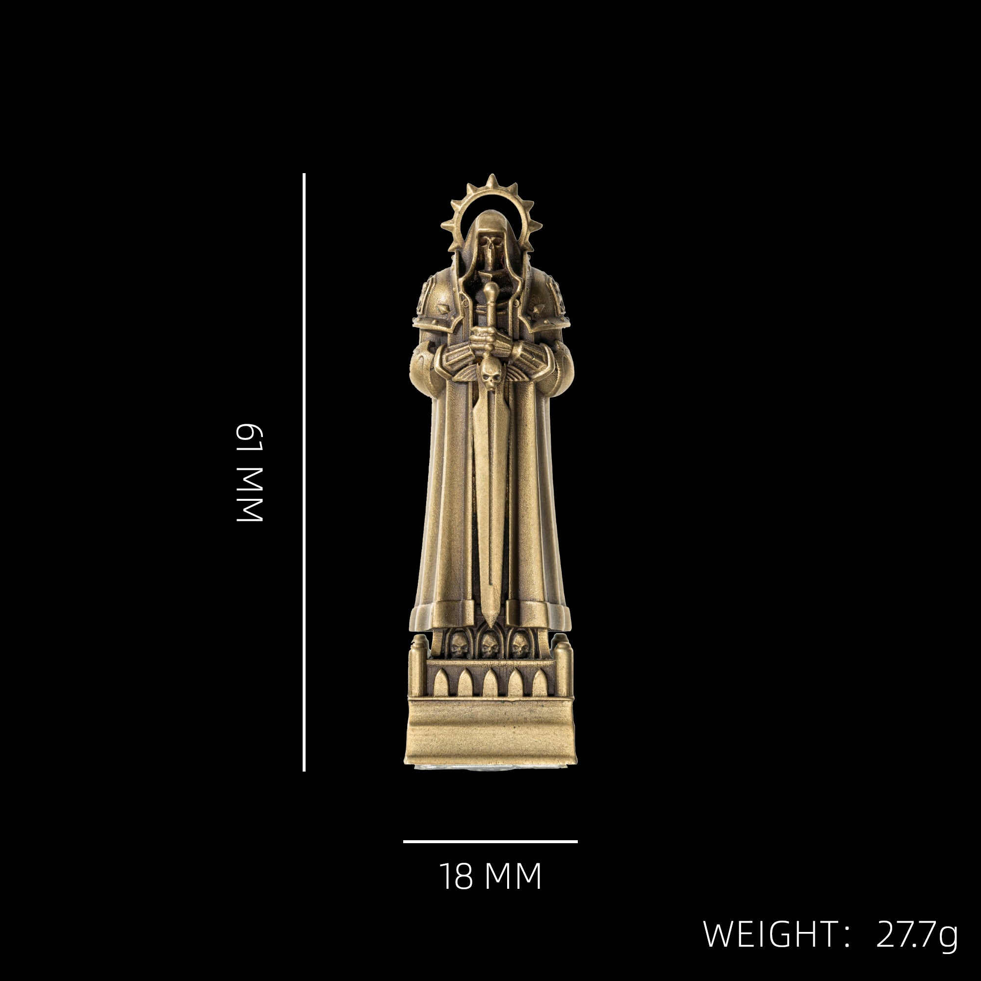 Starforged Imperial Inquisitor Statue Keycap Warhammer 40K Space Marine 2