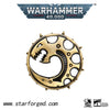 Warhammer 40K Mark of Brood Brothers  Pin Badge Dragon Brooch Starforged