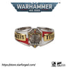 Starforged Warhammer 40K Space Marine Grey Knight Kaldor Draigo Oath ring Men's Gift