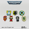 Warhammer 40K Imperial Fists Ultramarine Blood Angel Heraldries of the Chapters Pin Badge