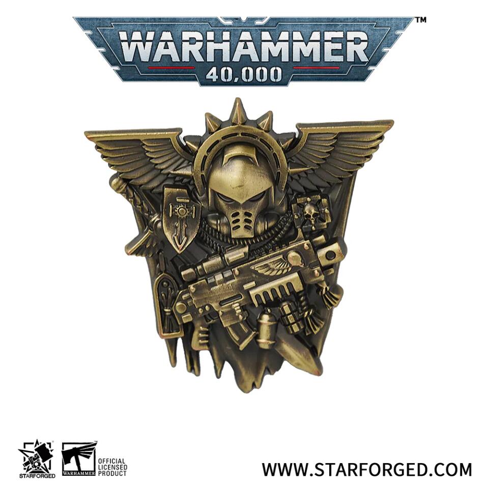 Starforged  Bloody Handed God  Khaine Pin Badge Aeldari Eldar Warhammer 40K Men's Accessories