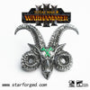Total War III Warhammer Emblem of the Horned Rat Pin Badge Skaven Faction Race Badge Emblem