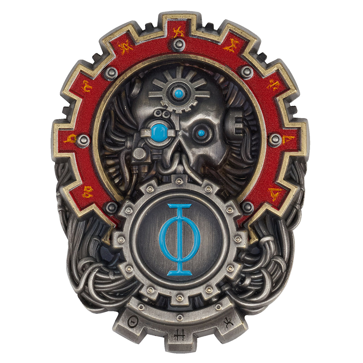 Starforged Seal of Omnissiah Machine God Deus Mechanicus Men's Brooch ...