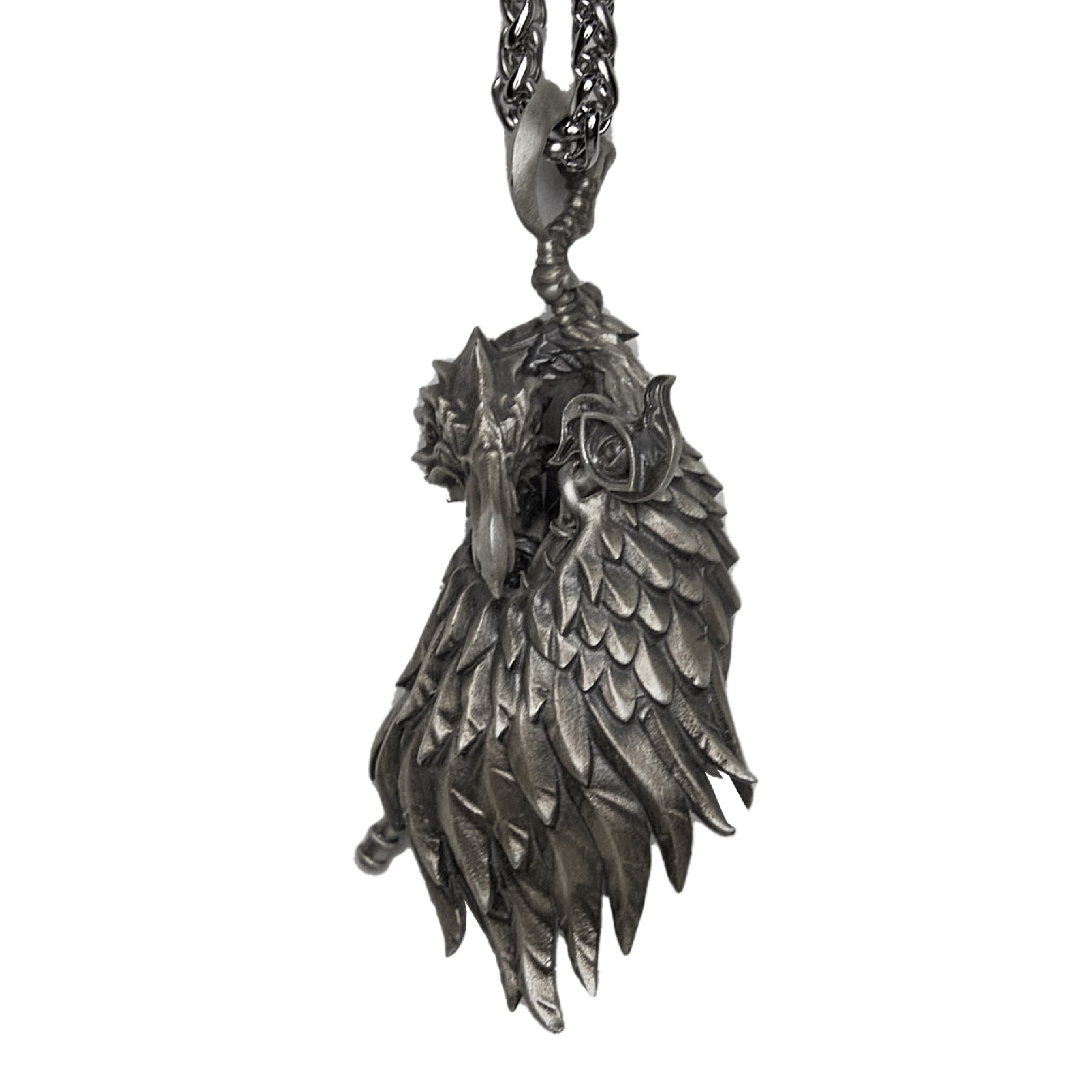 Warhammer 40K Plumes of Change Pendant Tzeentch Chaos God Necklace by Starforged 