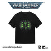 Warhammer 40K Xenos Themed T-Shirt Necron Warrior Starforged Tee Men's Other