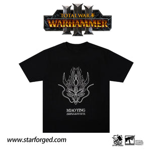 Warhammer total war 3 Themed T-Shirt Northern Provinces Starforged Black Summer Short Sleeves Other