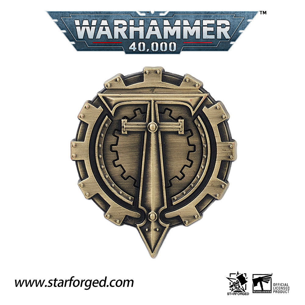 Starforged  Collegia Titanica Pin Adeptus Mechanicus Titan Legion Pin Badge Warhammer 40000