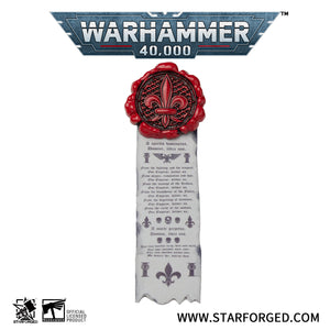 Warhammer 40000 Purity Seals Adepta Sororitas Bulbous Iris Sisterhood Medallion Starforged 