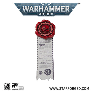 Warhammer 40K Cog Mechannicus Adeptus Mechanicus Purity Seals Starforged 