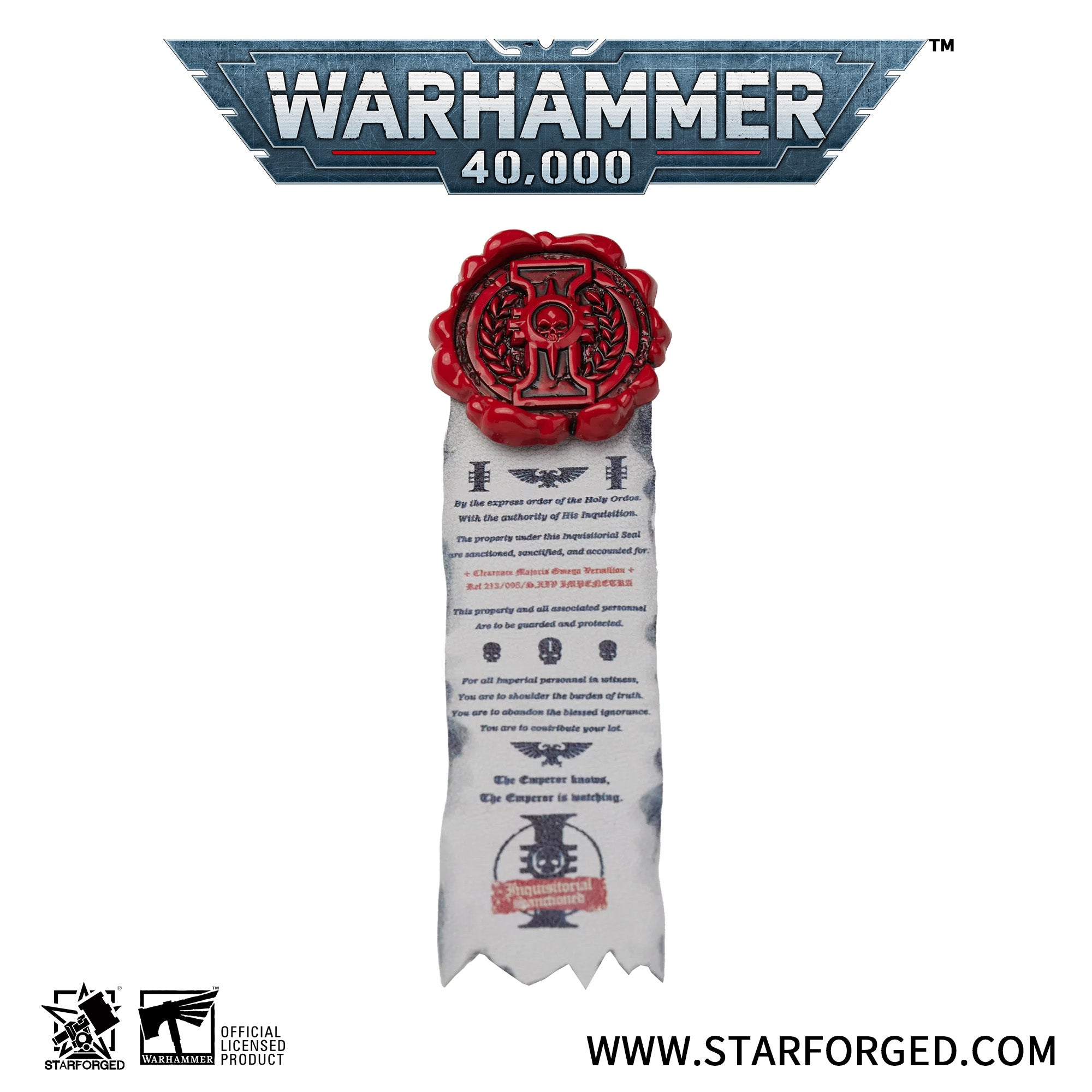 Starforged Purity Seals Warhammer 40K New 2023 Fashion Men's accessories Imperial Fist & Space Wolf  Brooch