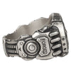 Starforged 2nd Anniversary Sterling Silver Steampunk Fashion Jewelry Men's Ring