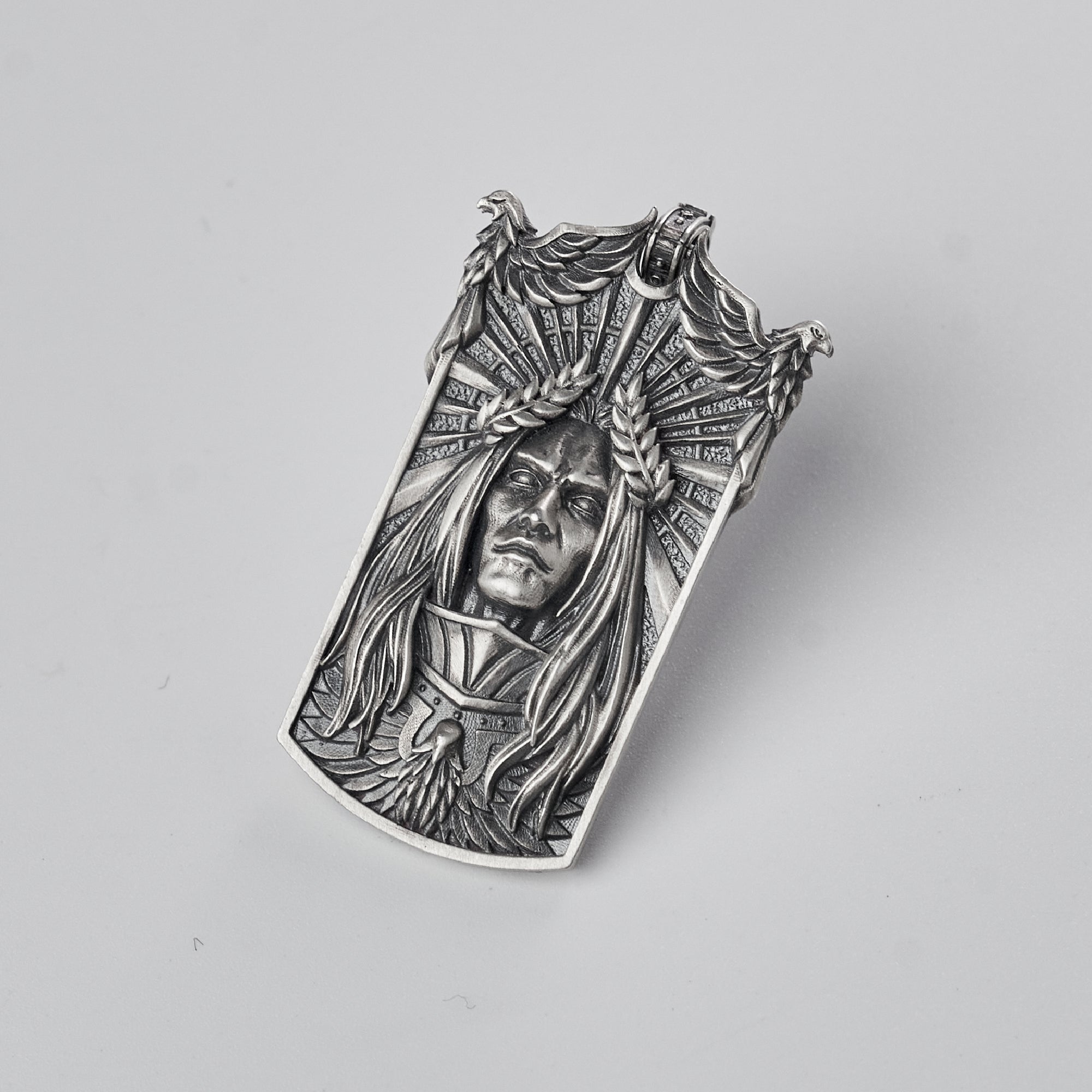 Starforged Imperator Magnifica Pendant Gold Sterling Silver Necklace Emperor of Mankind 