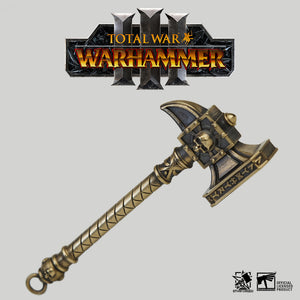 Total War Warhammer III  Ghal Maraz Keychain Age of Sigmar Starforged Keychain
