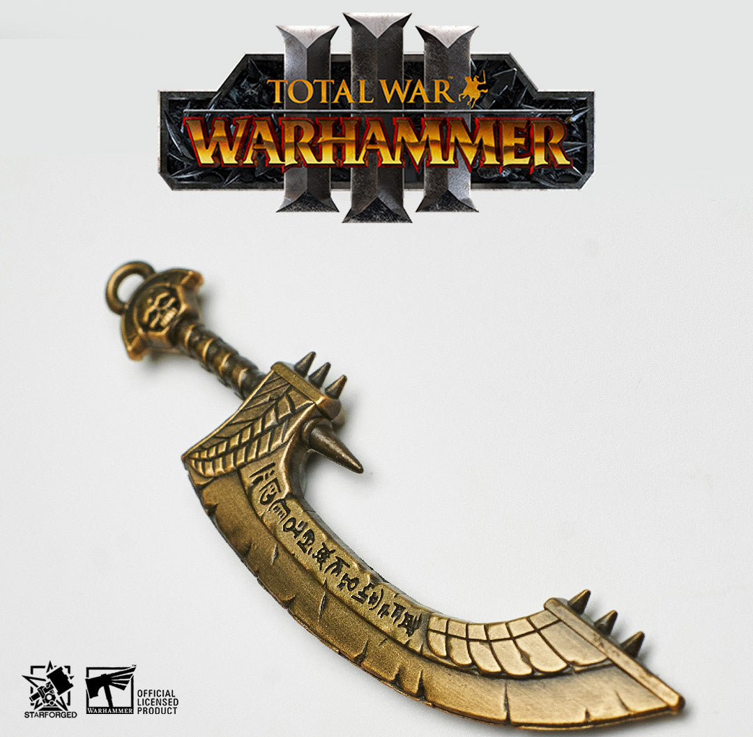 Starforged Keychain Nehekharan Khopesh Khemri Tomb Kings Total War 3 