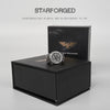 Starforged 2nd Anniversary Sterling Silver Steampunk Fashion Jewelry Men's Ring