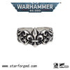 Starforged Adepta Sororitas Sisters of Battle Bulbous Iris Silver Ring 40K Warhammer