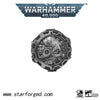 Warhammer 40K Adeptus Mechanicus Seal of Machine God Silver Ring Punk Style Ring By Starforged