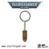 Warhammer Space Marine Bolt Round Keychain bolter bullet 
