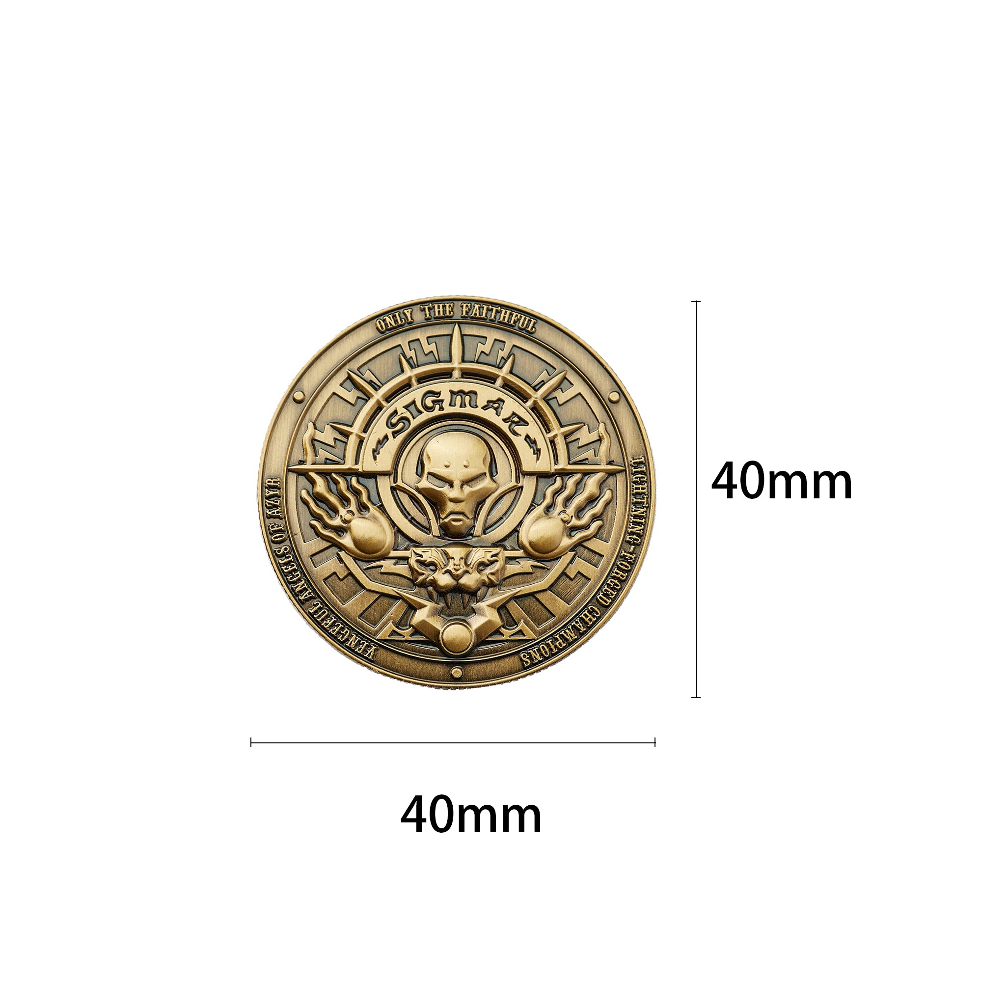 Warhammer Age of Sigmar Collectible Coin Stormcast Eternals Game Currency Starforged Other