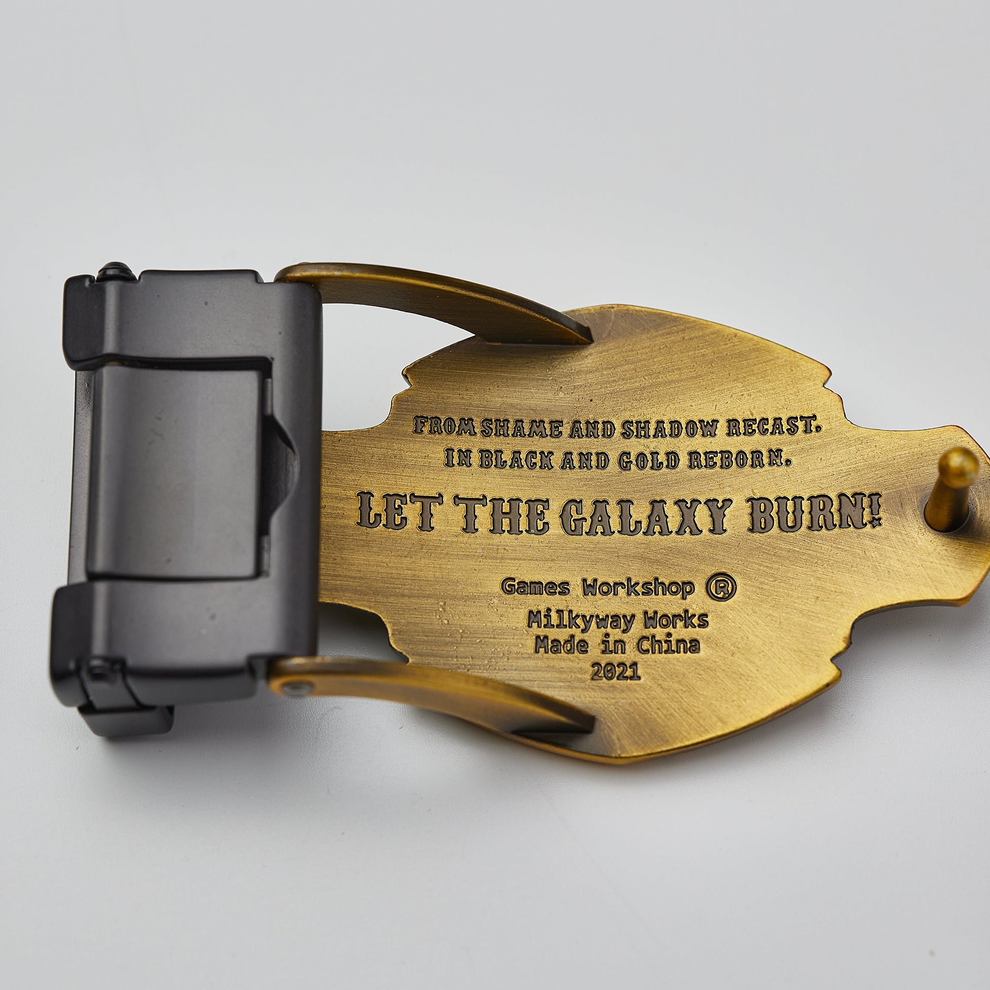 Warhammer 40K Chaos Horus Buckle Of The Warmaster Belt buckle Starforged  Other 