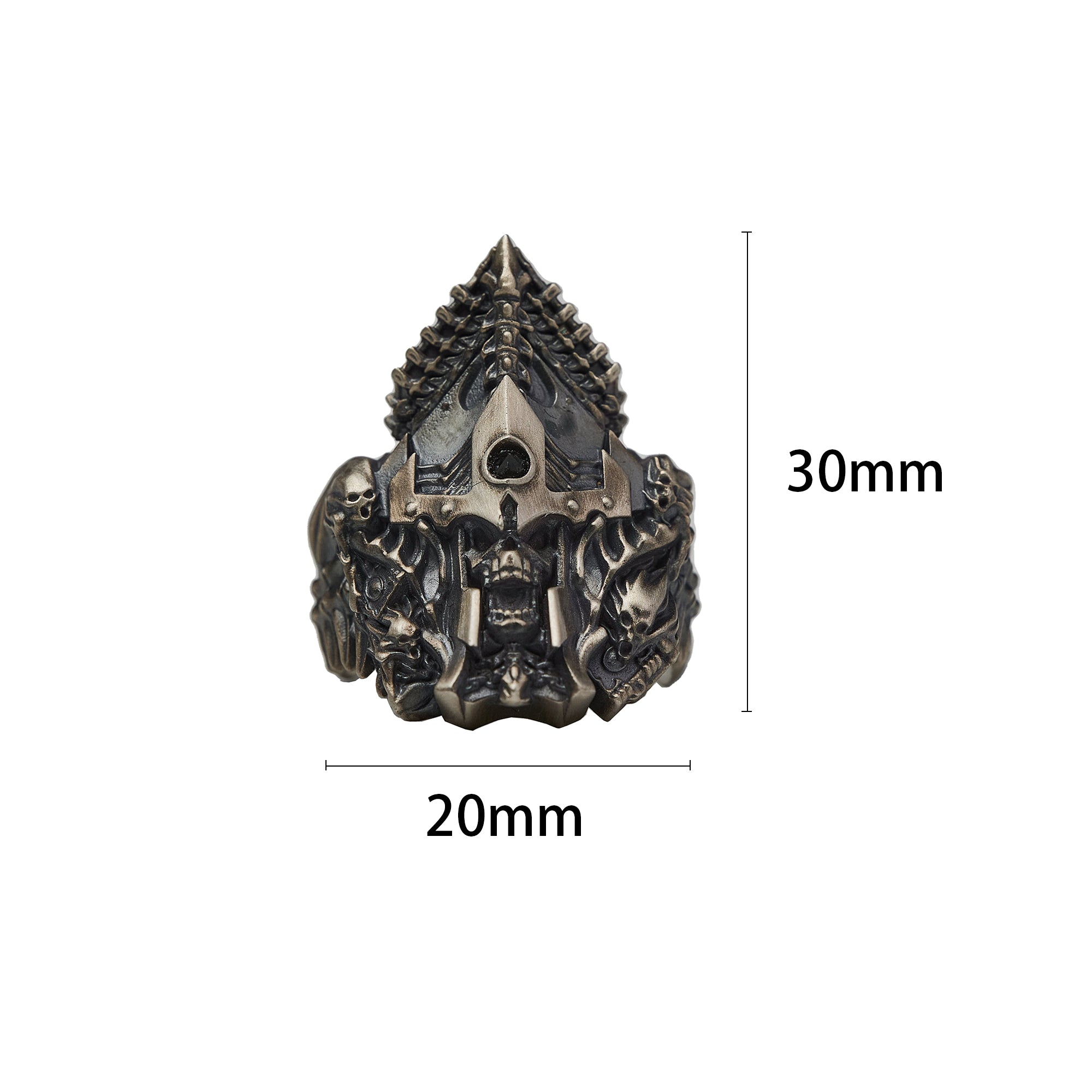 Warhammer Age of Sigmar Supreme Sigil of the Undead Silver Ring Nagash by Starforged