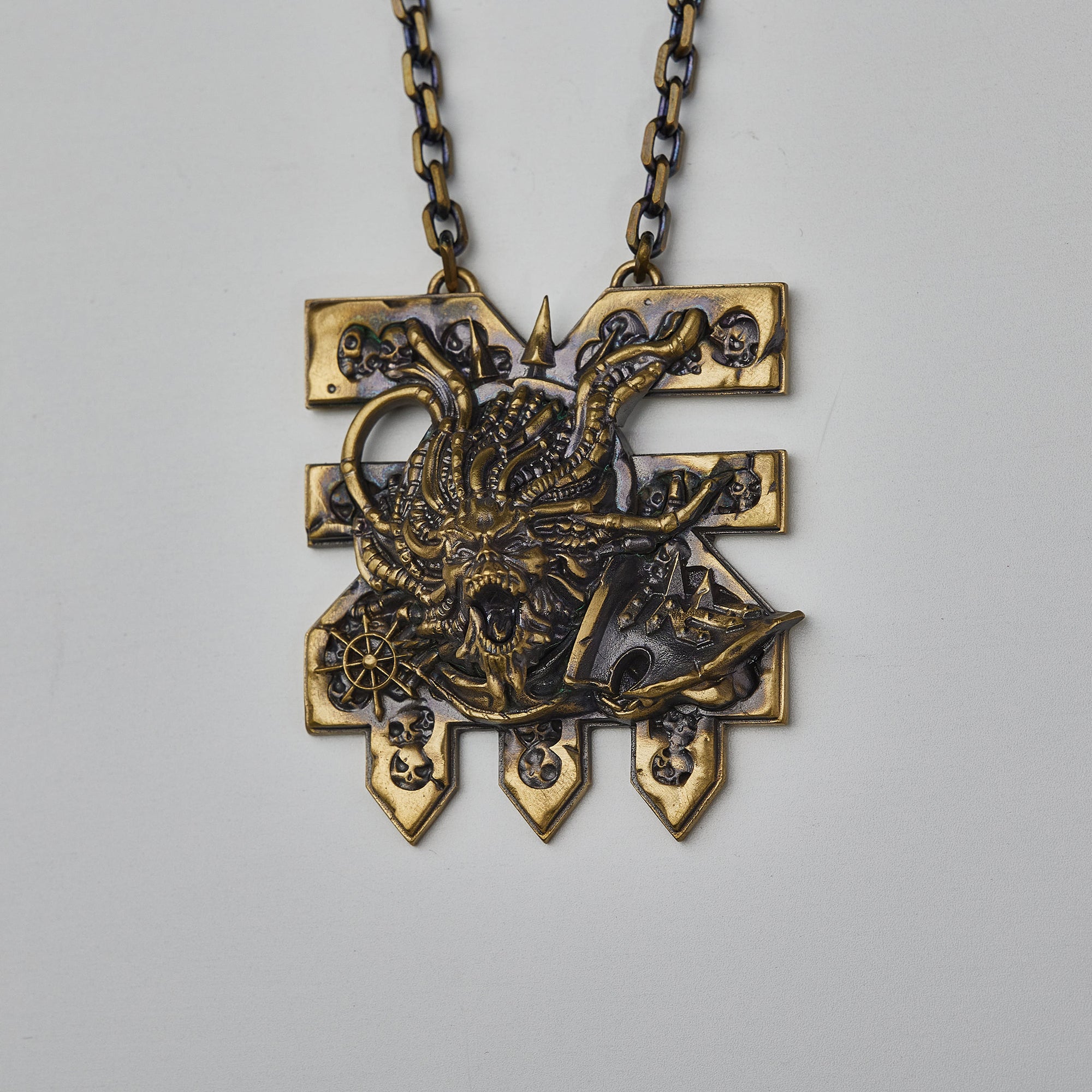 Warhammer 40K World Eaters Chaos Space Marine Wrath of Angron Pendant by Starforged 