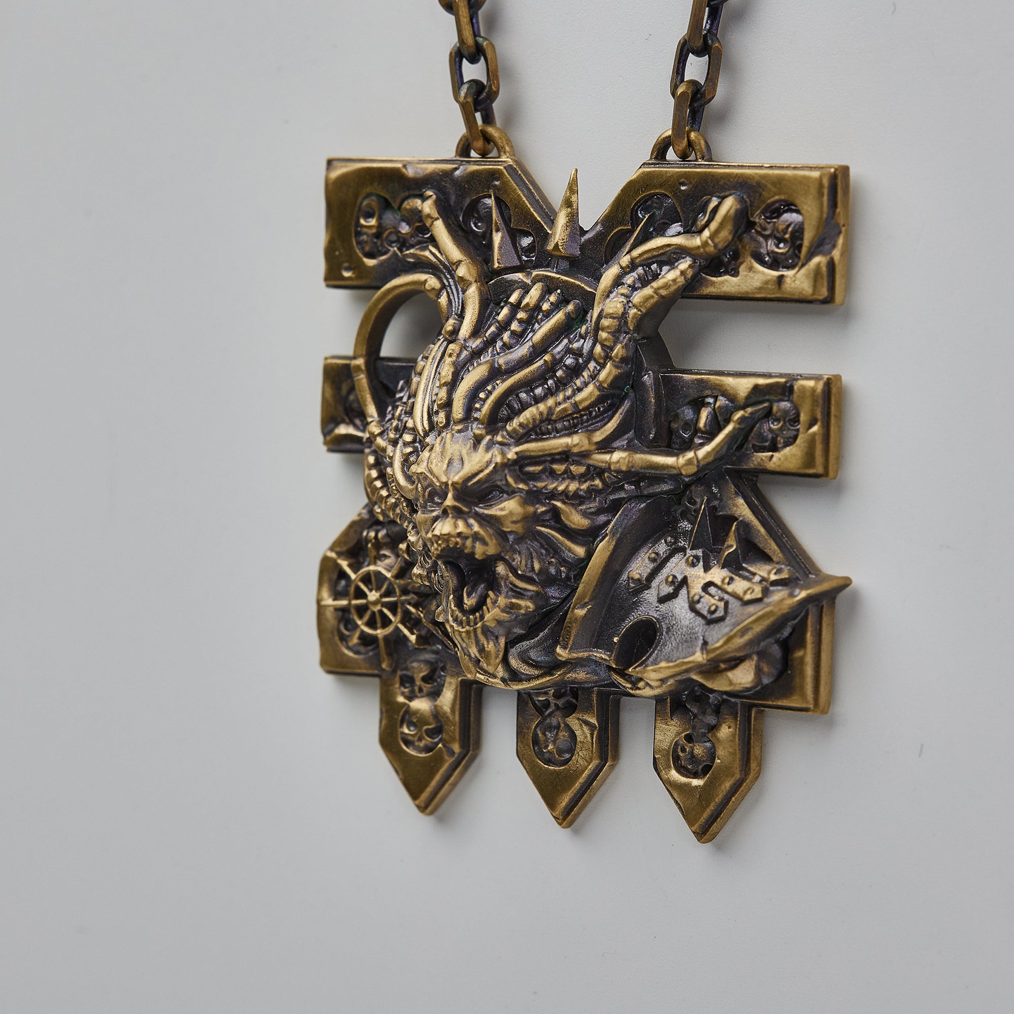 Warhammer 40K World Eaters Chaos Space Marine Wrath of Angron Pendant by Starforged 