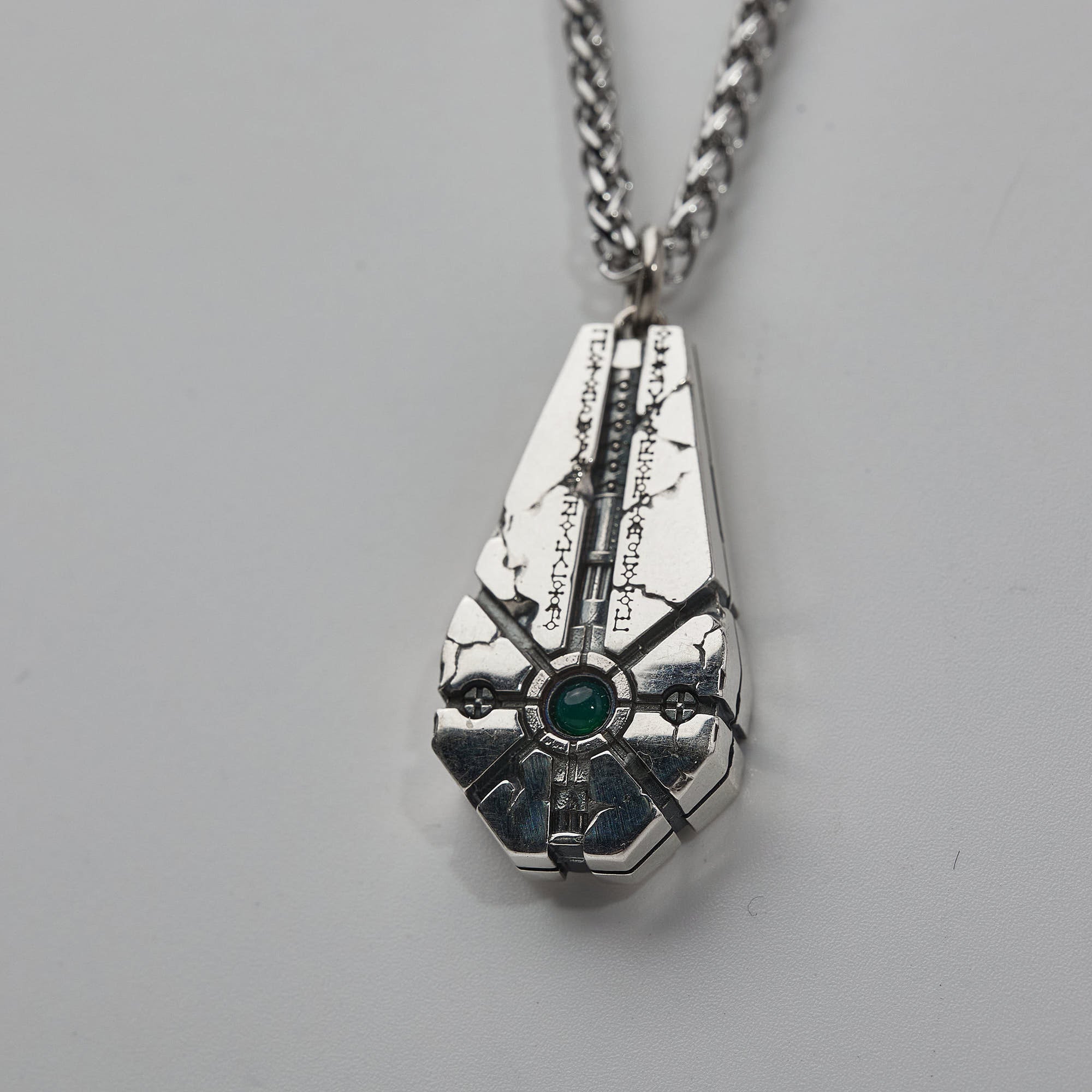 Warhammer 40K Starstele of Dominion Pendant Necrons Necklace by Starforged 
