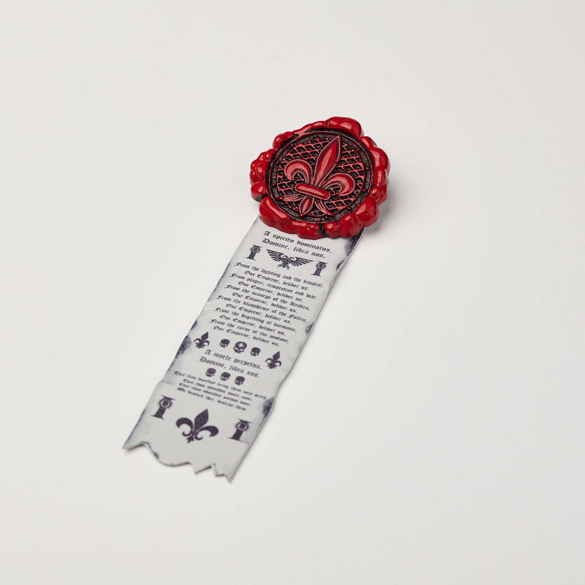 Guarnizione Purezza Warhammer 40k - Adepta Sororitas, Pin Badge In Metallo E Pergamena - Foto 7