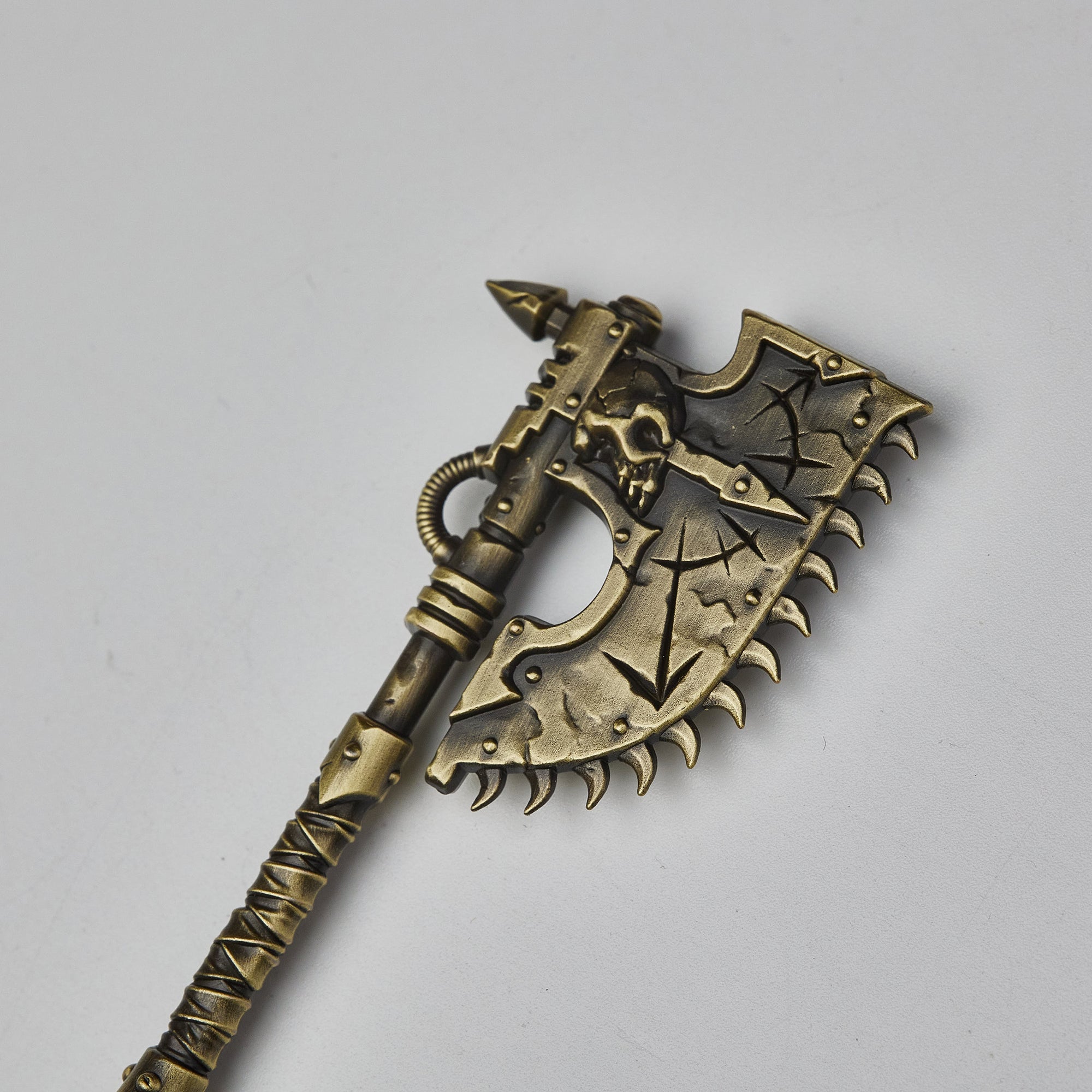 Warhammer Chaos Space Marine Chainaxe Keychain Starforged Keyring