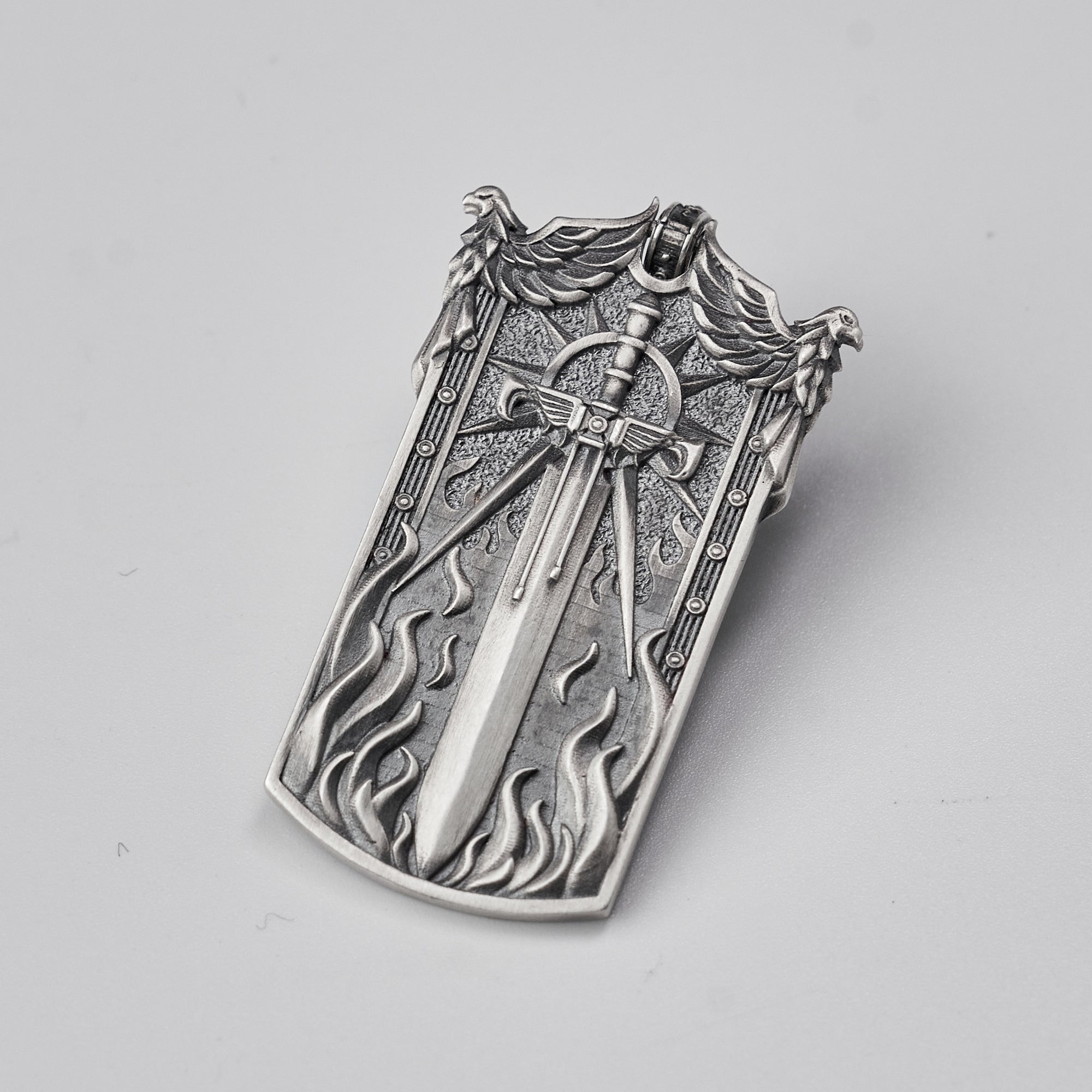 Starforged Imperator Magnifica Pendant Gold Sterling Silver Necklace Emperor of Mankind 