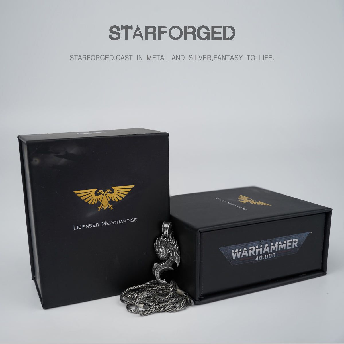 Starforged Thousand Sons Warhammer 40k Vengence Sear of Tizca Eye of Destiny Necklace Sterling silver