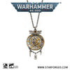 Warhammer 40K Vlka Fenryka Grand Annulus Pendant Gold Space Wolf  by Starforged