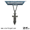 Warhammer 40K Blade of Roboute Guilliman Gladius Incandor Pendant by Starforged 