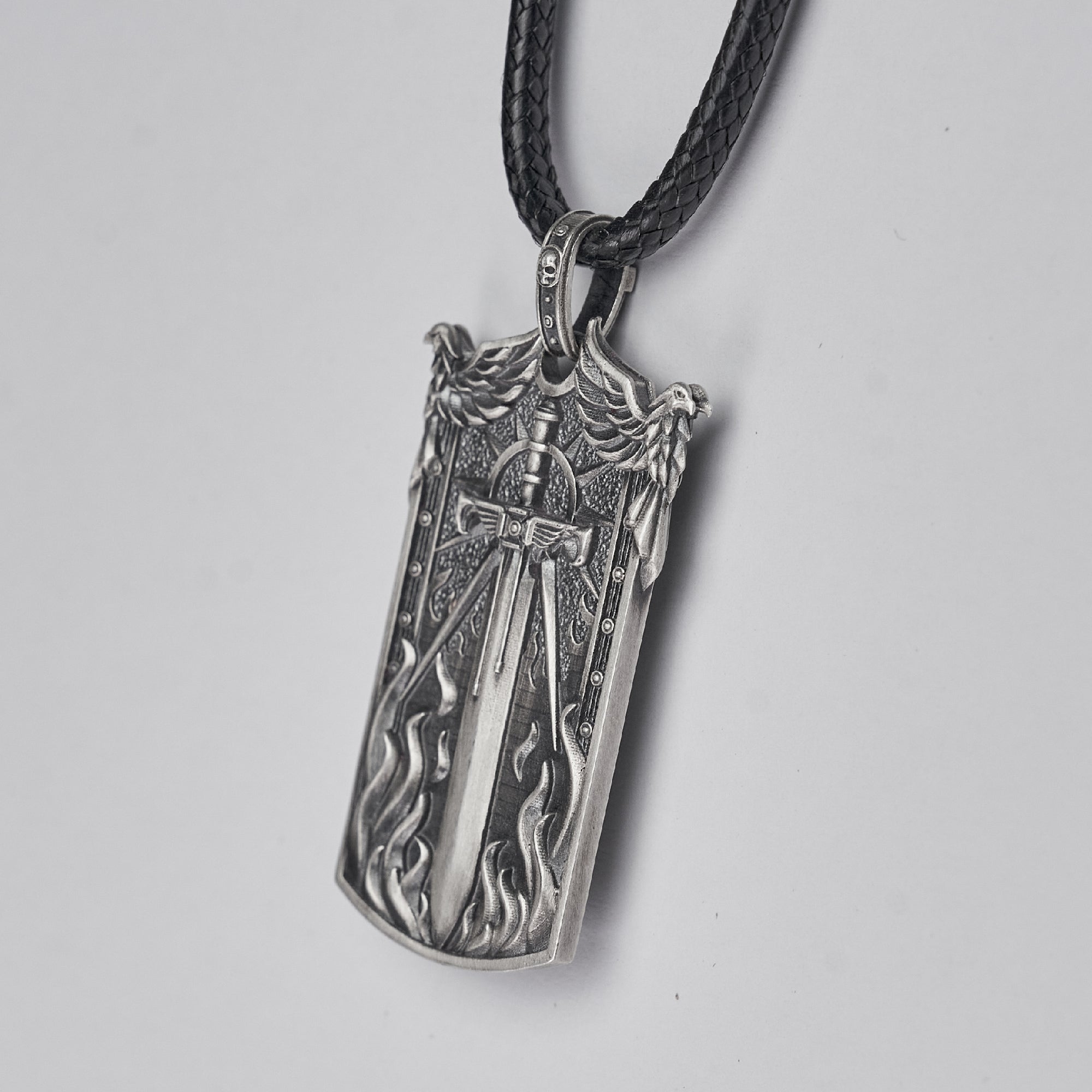 Starforged Imperator Magnifica Pendant Gold Sterling Silver Necklace Emperor of Mankind 