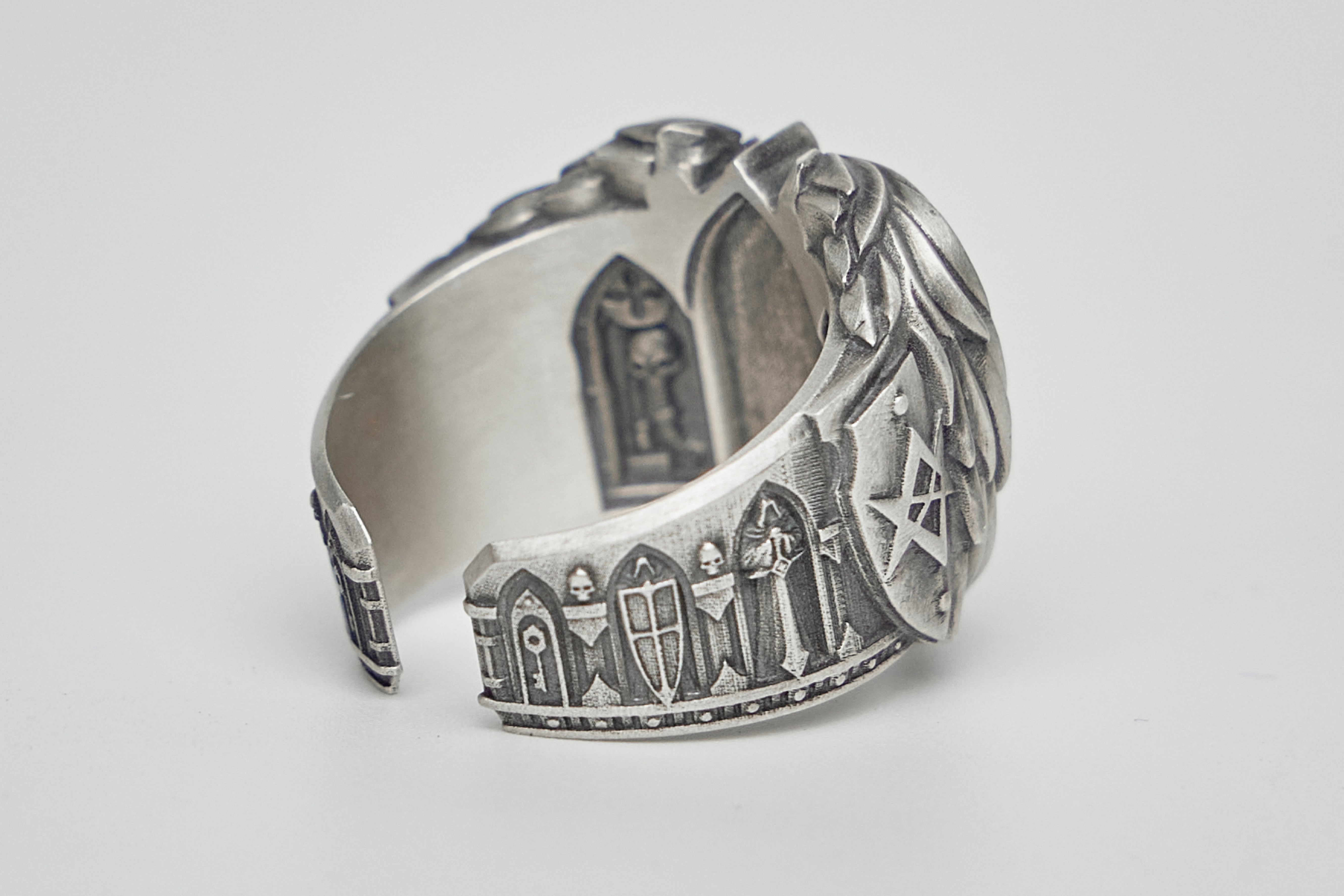 Warhammer 40K Dark Angel Ring Mark of HexagramMaton Lion King 1st Legion Ring