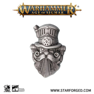 Warhammer Age of Sigma Brokk Grungsson Pin Badge AOS Lord-Magnate of Barak Nar Brooch Starforged 