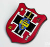 Total War III Warhammer Heraldry of Capital Altdorf Pin Badge Starforged Knight Heraldic Shield Brooch